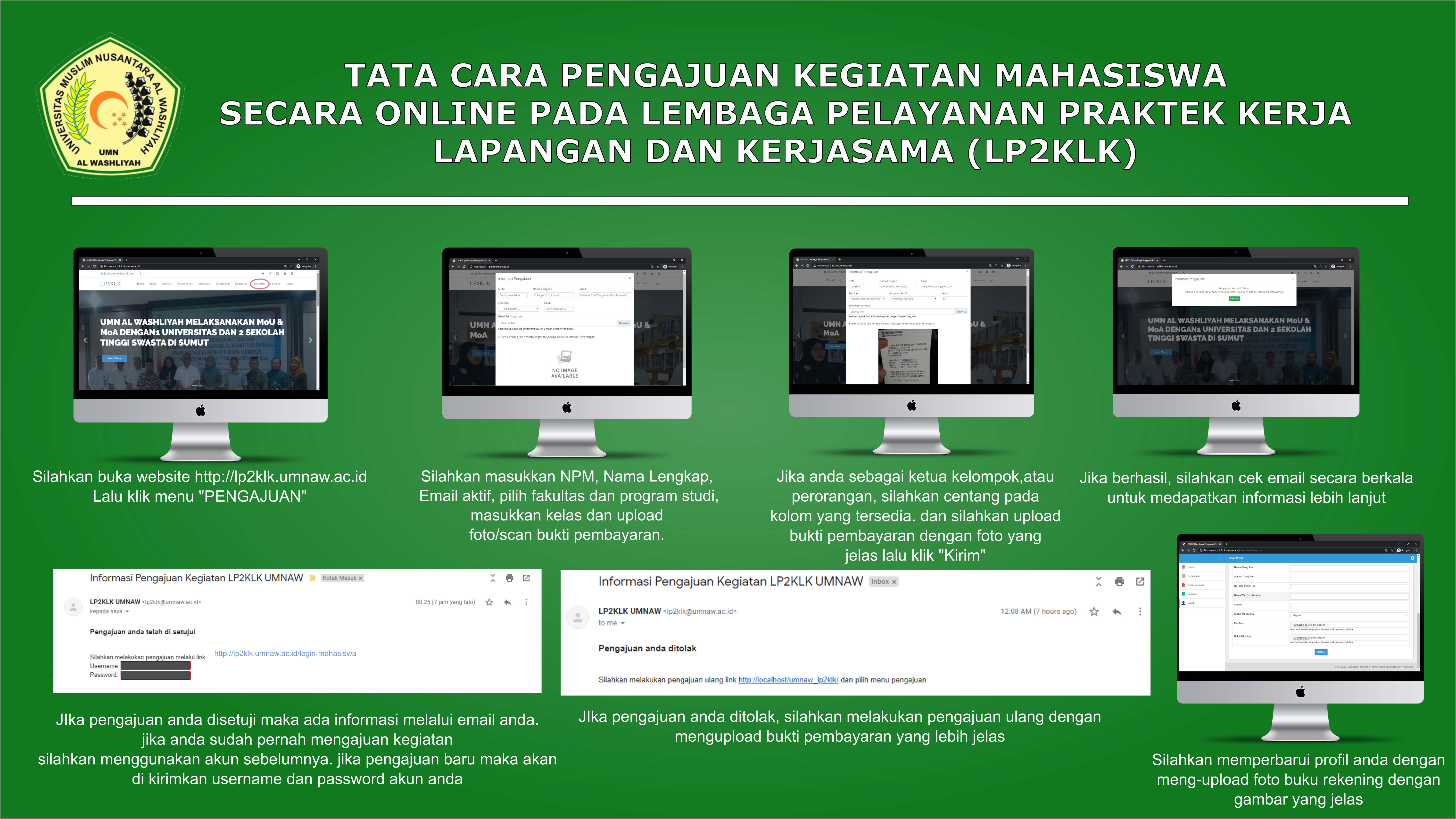 Tata Cara Pengajuan Kegiatan Secara Online